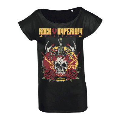 Merch 2025 Camiseta Rock Imperium Festival "Scorpion" (Mujer)