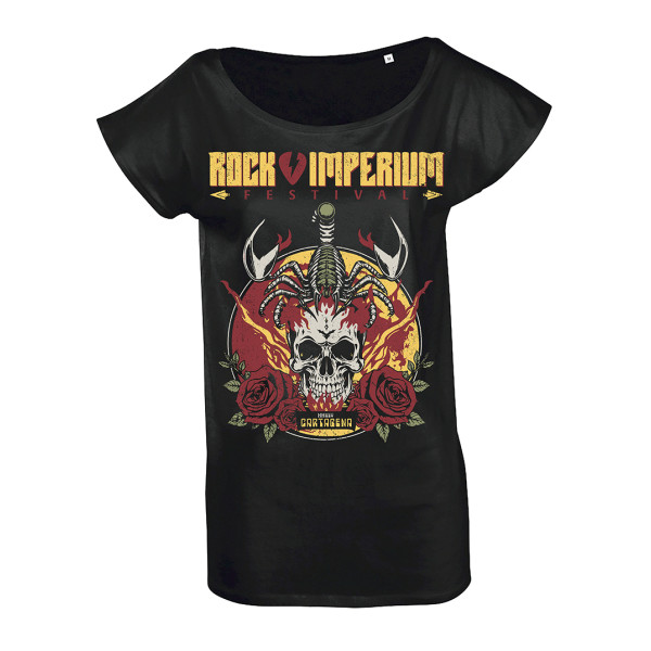 Merch 2025 Camiseta Rock Imperium Festival "Scorpion" (Mujer)